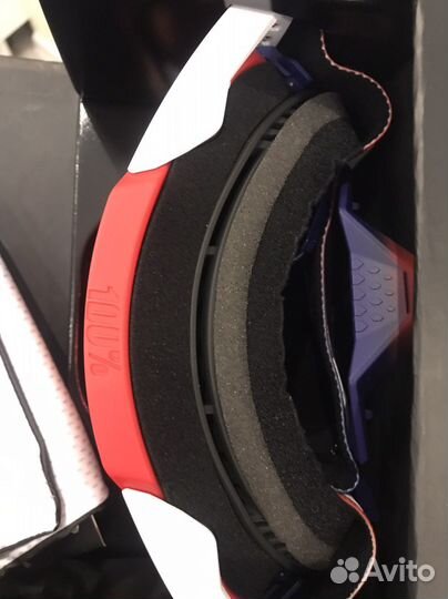 Очки 100 Armega Factory/Hiper зеркальный красный