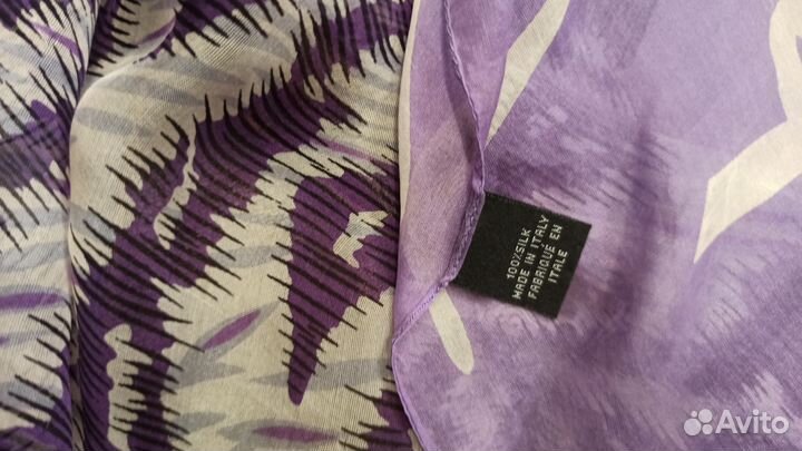 Платок dolce gabbana 90 шелк нат-ный шифон италия