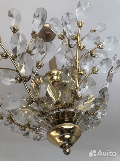 Люстра хрустальная с ветками