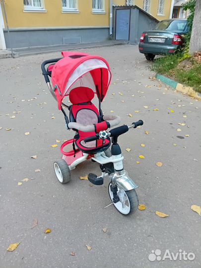 Детский велосипед с ручкой бу