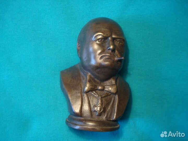 Бюст Уинстон Черчилль Спенсер с Сигарой Англия Бро