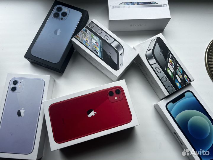 Запчасти и коробки для iPhone