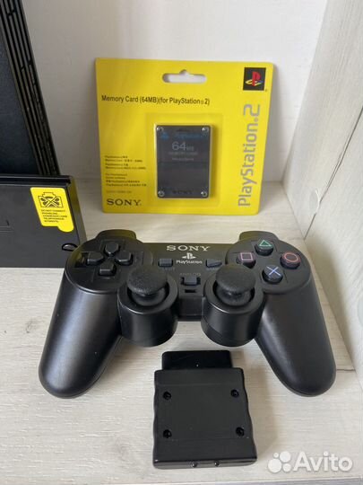 Sony PS2 FAT 50008+710игр 2TB HDD+2 джойстика+hdmi
