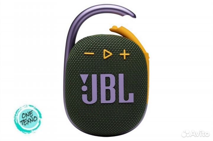 Портативная колонка JBL clip 4, зеленый