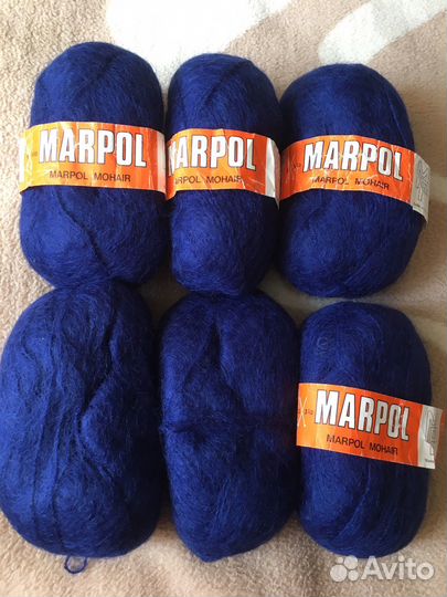 Пряжа для вязания мохер, шерсть, х/б времен СССР