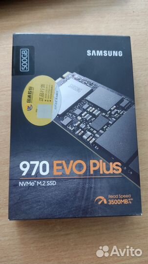 SSD M.2 накопитель Samsung 970 EVO Plus 500 Гб