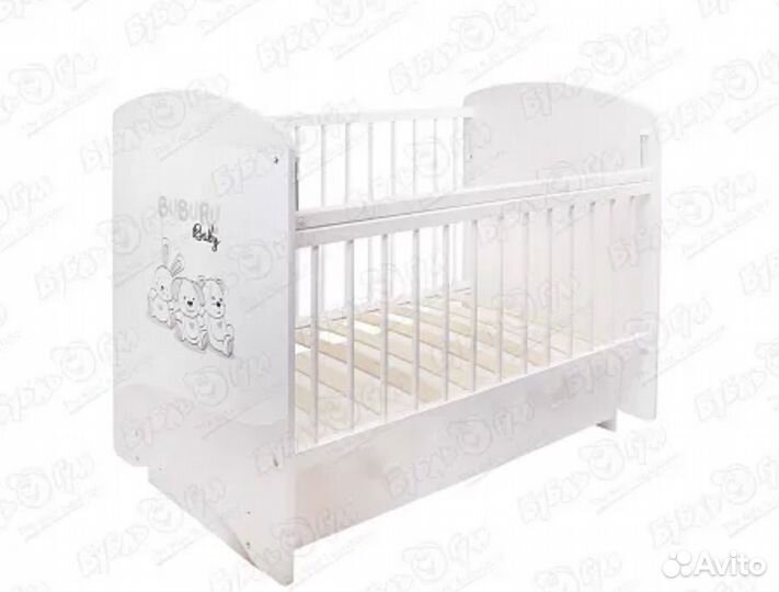 Детская кроватка с пеленальным комодом