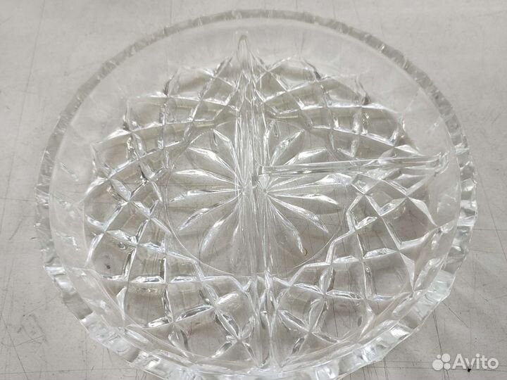 Менажница хрустальная СССР