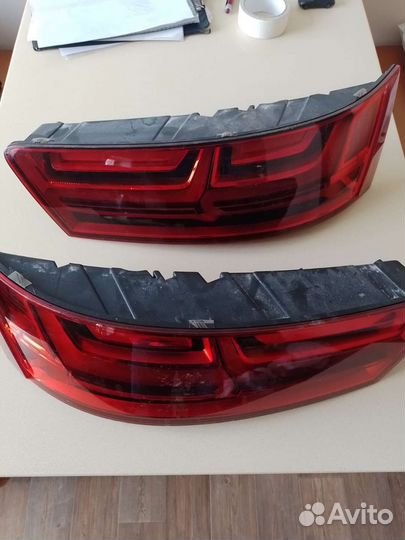 Задние фары audi Q7