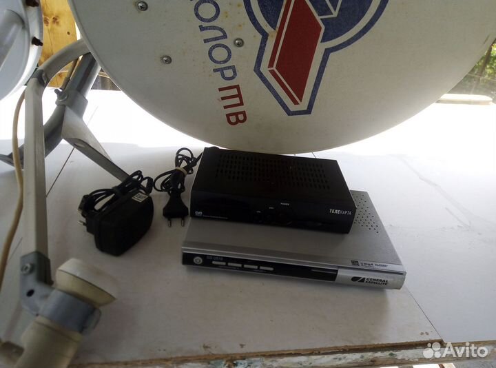 Спутниковая антена, ресивер