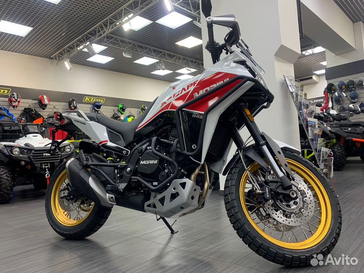 Мотоцикл Moto Morini X-cape - Golden Spoke Wheel