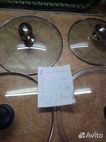 Крышка стеклянная