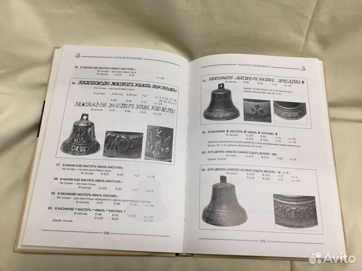 Католог старинных колокольчиков