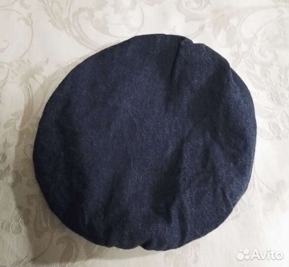 Берет джинсовый для девочки на резинке Таиланд