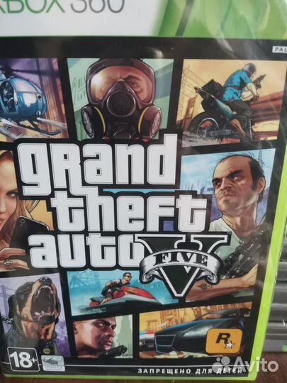 Grand Theft Auto 5 GTA5 xbox 360 нов Б/У