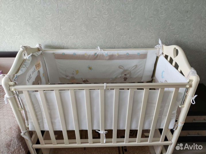 Бортики в детскую кроватку бу