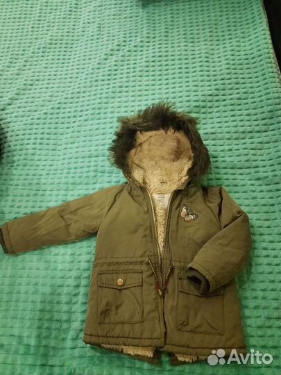Парка для девочки zara