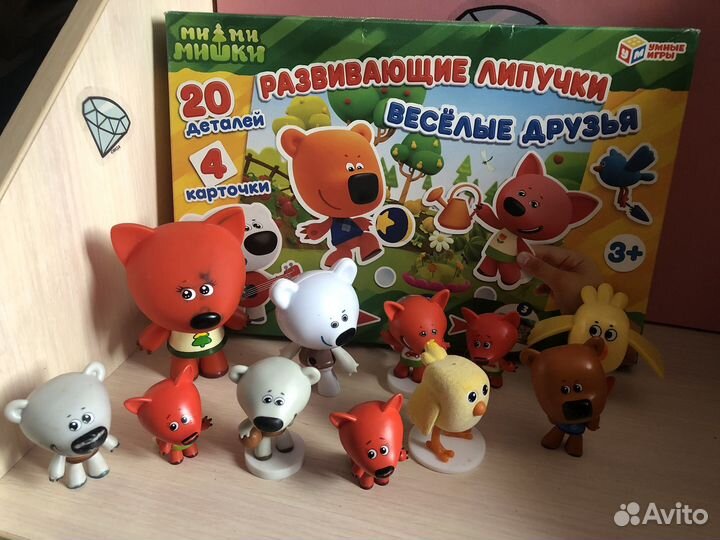 Фигурки Ми ми мишки+ развивающая игра