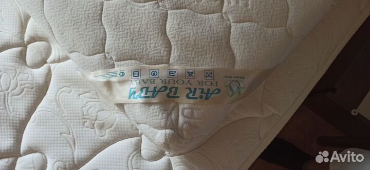 Детский ортопедический матрас Air Baby Bio 120х60