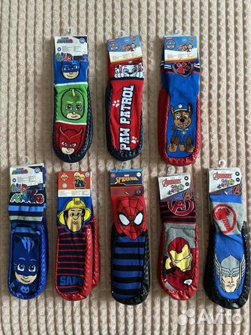 Носки-тапочки махровые для мальчика