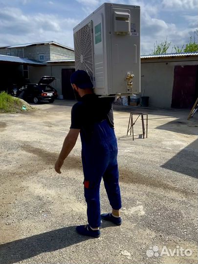 Установка/Закладка труб кондиционеров