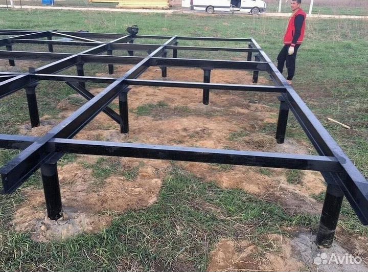 Винтовые сваи / монтаж