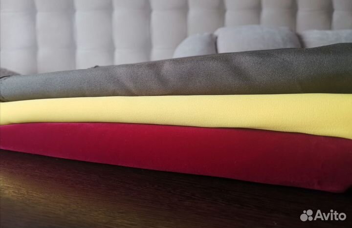 Отрезы ткани разные