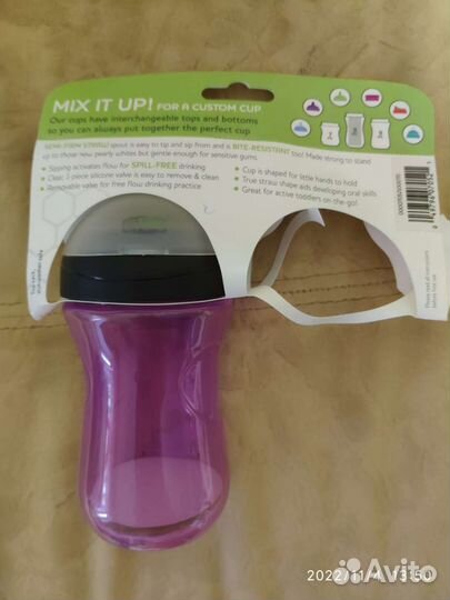 Поильник с трубочкой новый Chicco