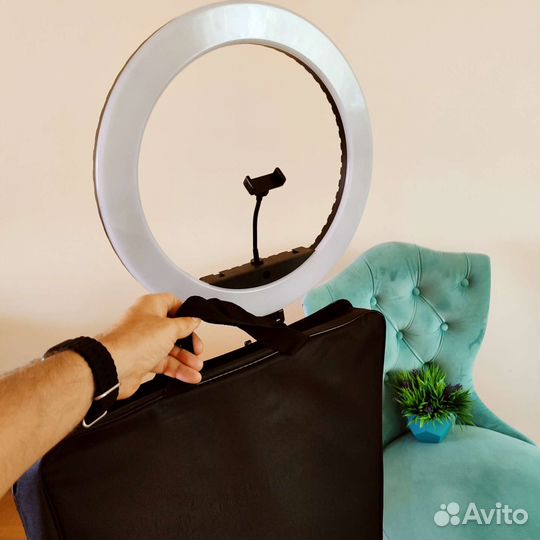 Кольцевая лампа 54 см с сумкой