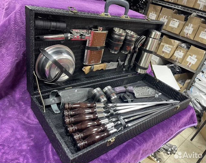 Шашлычный подарочный набор