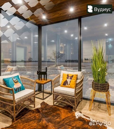 Модульный дом с сауной для глэмпинга