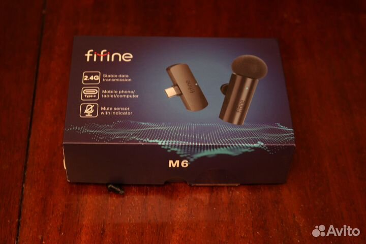 Fifine M6 - беспроводной микрофон type-c