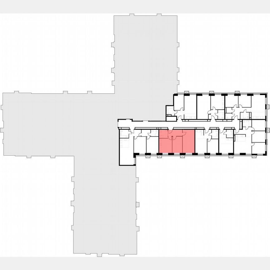 2-к. апартаменты, 56,8 м², 5/30 эт.