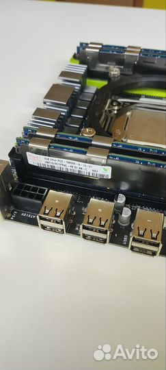 Мат.плата LGA2011 Jingsha X79M-S+xeon E5-2689+16гб