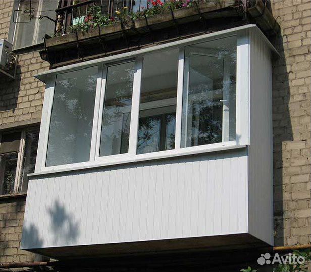 Остекление балконов и лоджий под ключ