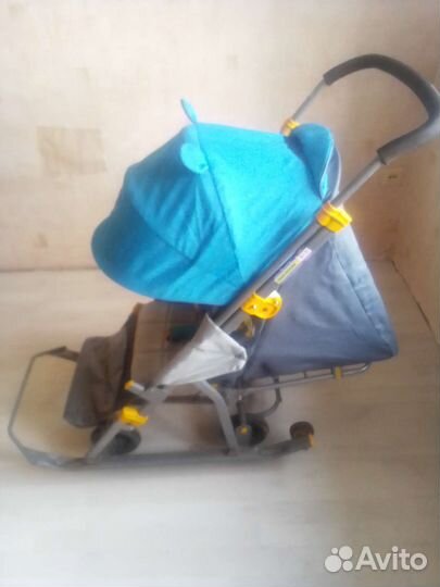 Детские санки коляска