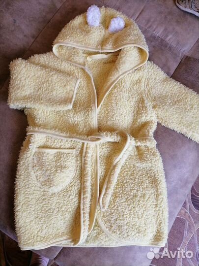 Халат плюш на рост от 80см