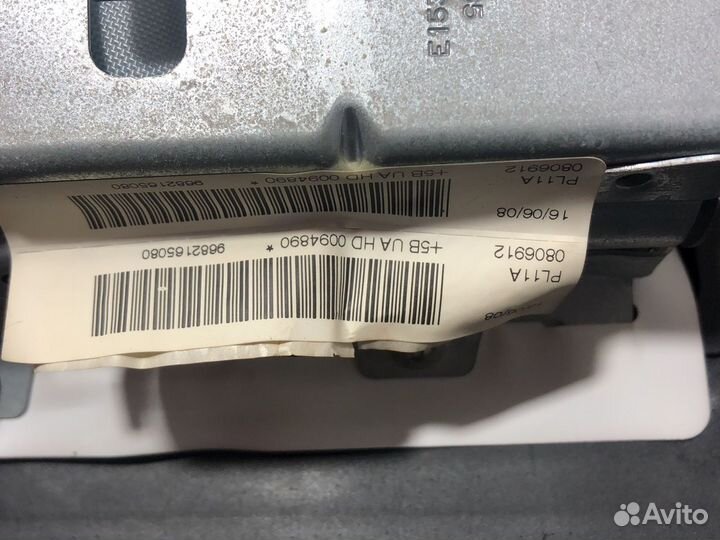 Торпето с подушкой безопасности citroen c4