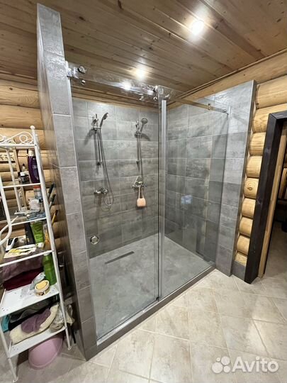 Душевые перегородки из закалённого стекла