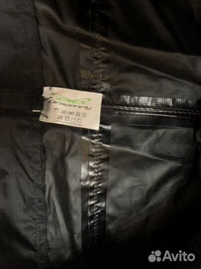 Штаны - дождевик Dragonfly EVO Black (мембрана)