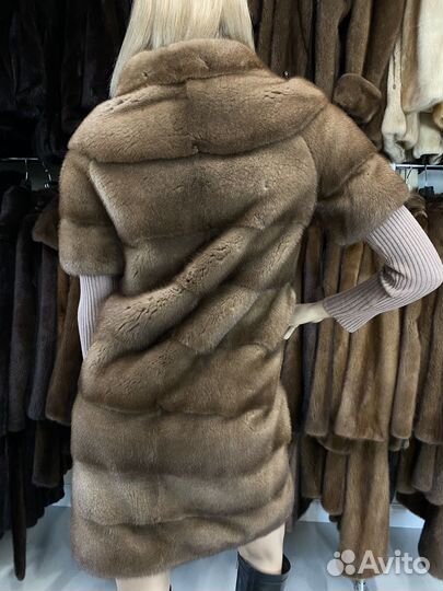 Manzari. Греция. Шуба норковая 40- 42 р