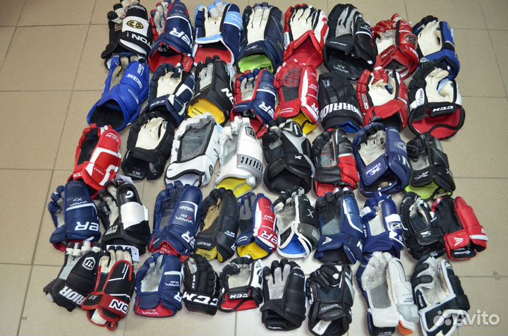 Перчатки хоккейные. Краги. Большой выбор