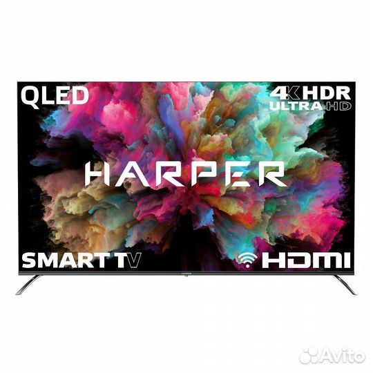 Телевизор Harper 65Q850TS черный в наличии