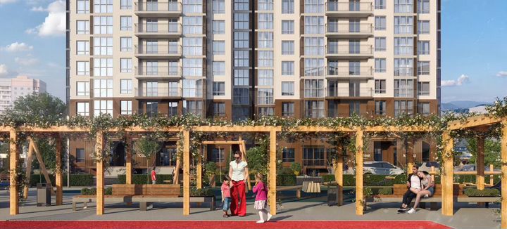 1-к. квартира, 45,2 м², 3/16 эт.