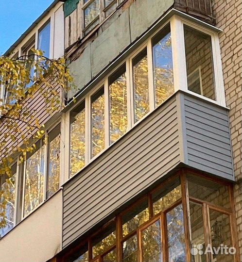 Остекление балкона хрущевка