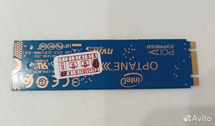 SSD Intel Optane 16GB NVMe M.2