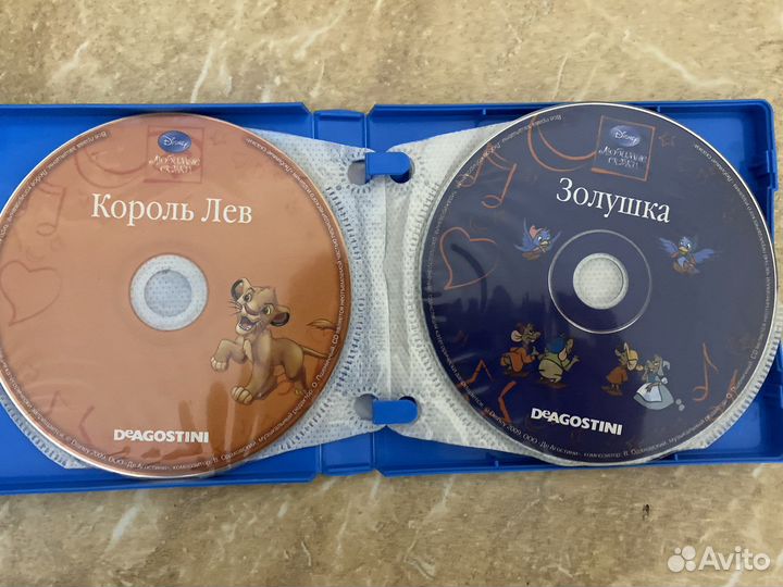 Диски Disney аудиосказки deagostini 10 штук
