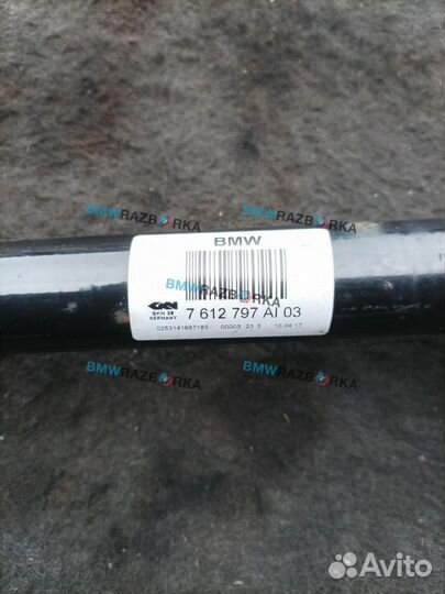 Полуось задняя левая BMW X4 F26 2017 7612797