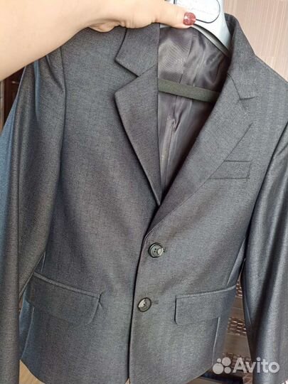 Школьный костюм серый фирмы Sky lake 124-126 см