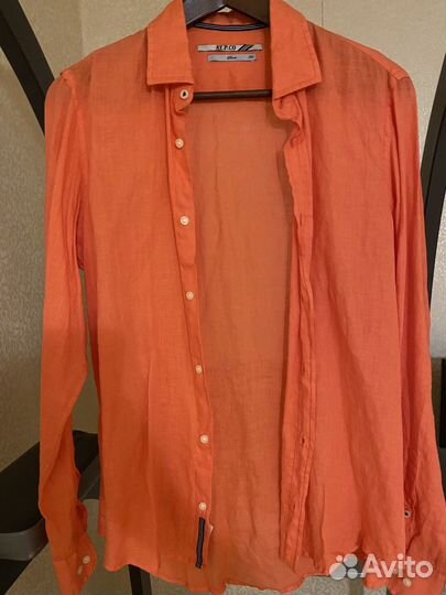 Рубашка Италия лён новая р-р 39